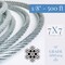 Laureola Industries 1/8" Stainless Steel Aircraft Wire Rope 304 Grade 7x7- 500 ft ZAG18-SS304-77-500 - alternate 3